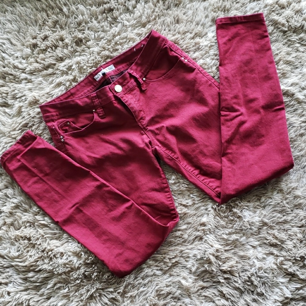 Wanna Better Butt Red Jeans